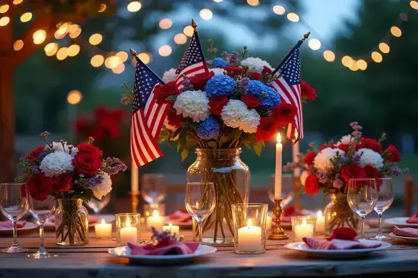 Fourth of July Party Decorations: Red White and Blue Ideas